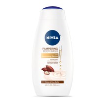 Nivea Pampering Body Wash with Nourishing Serum Cream Cocoa Shea Butter ... - $13.84