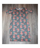 LulaRoe Julia Midi Dress Floral geometric Design Size XL 18-20 - £14.07 GBP