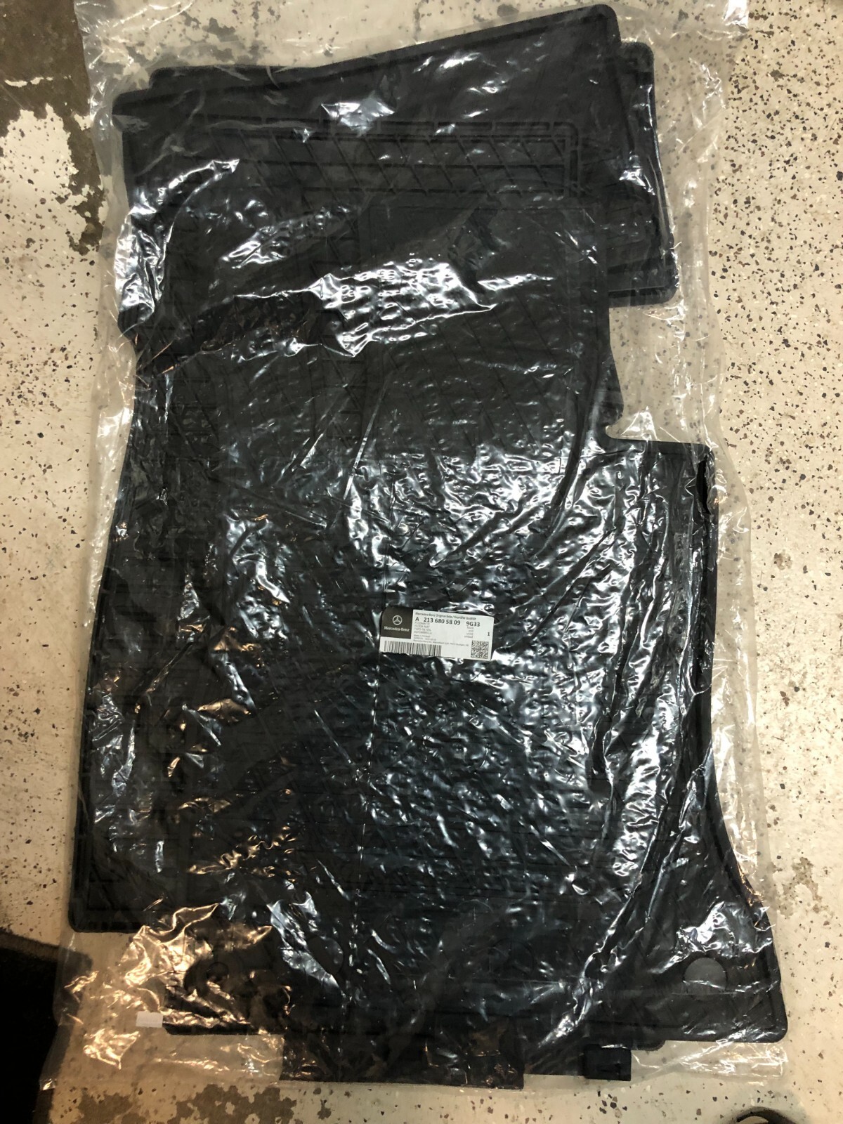 Mercedes E Class CLS Class AMG GT Rubber Floor Mats (4) OEM A2136805809 - $149.95