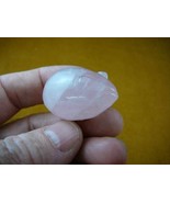 (Y-MOU-551) little PINK quartz Roly Poly Mouse Mice gemstone STONE carvi... - €12,20 EUR