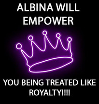  FREE W $49 ORDERS ALBINA WILL EMPOWER YOU BEING TREATED LIKE ROYALTY MA... - £0.00 GBP