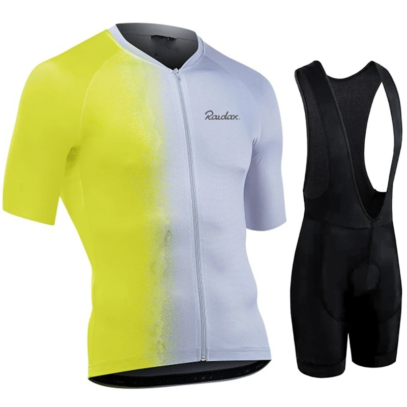 Sporting Raudax Men&#39;s Cycling  Suit 2022 New Summer Cycling Clothing Quick Dryin - £23.98 GBP