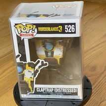 Funko Pop Borderlands 3 Claptrap (Distressed) No. 526-w/Pop Protector - $8.99