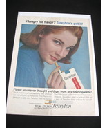 Vintage Dual Filter Tareyton Cigarettes Color Advertisement - Tareyton C... - $12.99