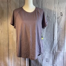 Athletic Works Top, Large, Purple, Short Sleeve, Nylon Blend, NWT - $15.99