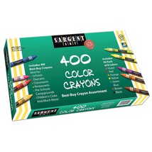 Sargent Art 400-Count Crayon Class Pack, Best-Buy Assortment, 3-5/8 Inch... - £31.59 GBP