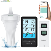 Wi-Fi Pool Thermometer Floating Easy Read with 2 Additional Remote Senso... - $108.16