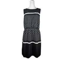 Ann Taylor LOFT Women's Black and White Tank Dress Size Medium - €21,11 EUR