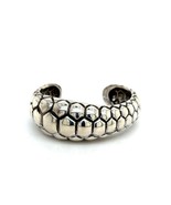 Tiffany &amp; Co Bangle Bracelet 7.5&quot; Medium Beehive Design Silver Estate TI... - $683.10
