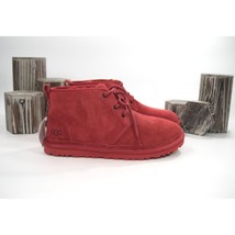UGG Neumel Red Sheepskin Suede Boots Booties Mens 9 NIB - £102.46 GBP
