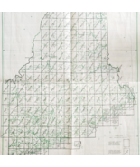 1959 Map USGS Topographic Sectional Maine Antique Quadrangle Vintage TOPO23 - $29.99