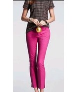 Banana Republic Pants Womens 6 Pink Textured Diamond Camden Pants Ankle ... - $61.74 CAD