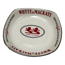 White &amp; MacKays Royal Norfolk 5 in Dish Scotch Whisky Plate Ceramic Advertising - $31.63