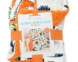 Life Comfort Kids Ultimate Sherpa Fleece Blanket Reversible Dino 40 in x... - £23.89 GBP