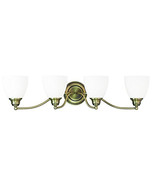 Livex 2 Light Candelabra Base Brushed Nickel Bath Vanity Wall Light - $664.20