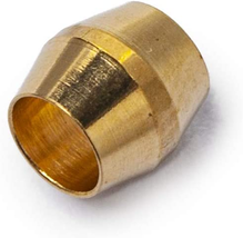 LTWFITTING 1/8-Inch Brass Compression Sleeves Ferrules, Brass Compressio... - £11.90 GBP