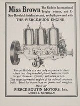 1930? Print Ad Pierce Budd Engines Built by Pierce-Boutin Merrill,Michigan - $13.48