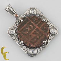 BHUTAN COIN IN SILVER BEZEL PENDANT - $623.69