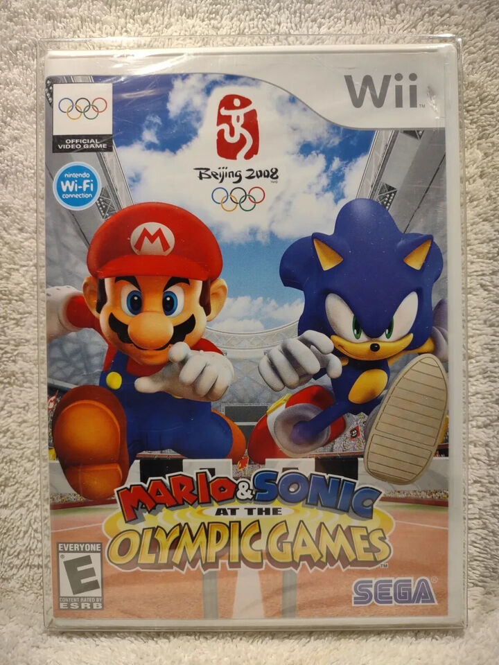 Mario & Sonic at the Olympic Games - (Wii, 2007) *BRAND NEW, UNOPENED* FREE SHIP - $47.50