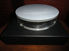 Arturo Fuente Heavy Clear Glass  Ashtray NIB. Measures 7 7/8" diameter image 11
