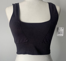 Free People Movment NWT women’s M/L non-padded Sports Bra Grey Black X3 - £21.29 GBP