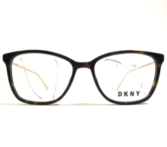 DKNY Eyeglasses Frames DK7001 237 Brown Tortoise Gold Square Full Rim 53-16-135 - £25.98 GBP