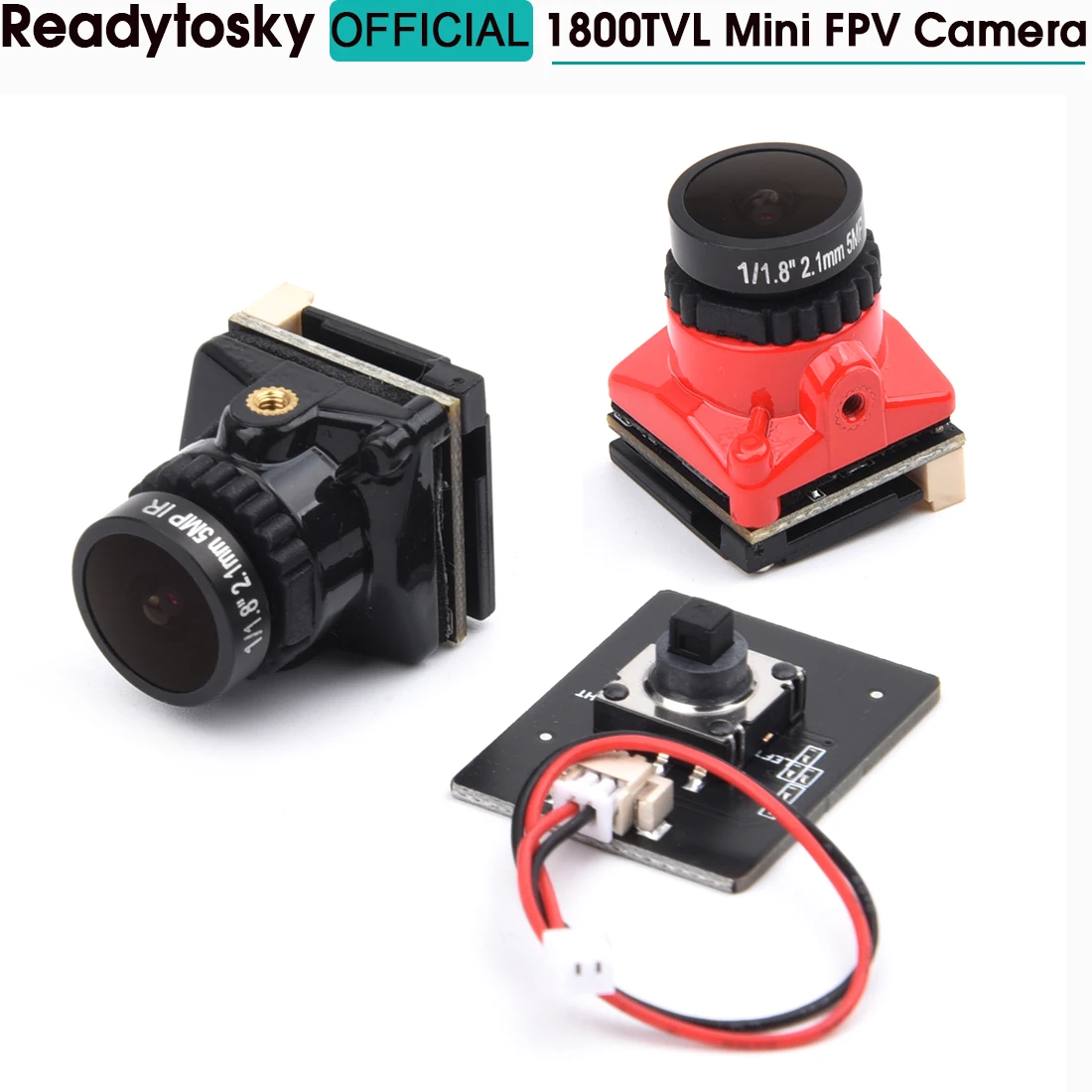 New 1/1.8 1800TVL Mini Fpv Camera 2.1mm Lens Power 5V-40V Pal / Ntsc With Osd - £19.49 GBP