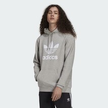 adidas Men&#39;s Adicolor Classics Trefoil Hoodie H06669 Grey Heather Size L... - $44.13