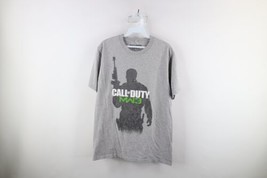 Y2K 2012 Mens Medium Faded Spell Out Call of Duty MW3 Video Game T-Shirt Gray - £27.65 GBP