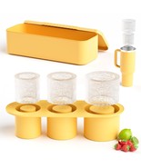 Stanley Cup Ice Mold 40 oz 30 oz Silicone Ice Cube Tray With Lid, 3 Pcs ... - $181.66 MXN