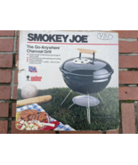 Vintage Weber Grille Fumée Joe Bois Noir Poignée Trépied Pieds USA - €201,07 EUR