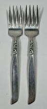 Oneida South Seas Community Silverplated 6 7/8&quot; Salad Forks Lot of 2 - £13.33 GBP