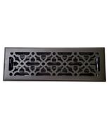 Signature Hardware 434757 Ballas 4" x 14" Floor Register - Black Powder ... - $29.90