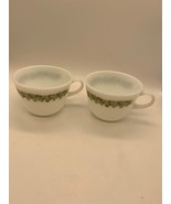 Vintage Pyrex Corelle Mugs Cups Spring Blossom Crazy Daisy Milk Glass Se... - £5.44 GBP