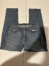 Wrangler Relaxed Fit Straight Leg Blue Denim Jeans Men’s Size 34x34 - $14.95