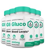 Gluco 6 Blood Support Capsules, Gluco6 Pills All Natural Formula (5 Pack) - $65.67 CAD