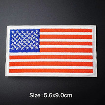 American Flag Patch USA Patch US United States Patch Embroidered  - £4.59 GBP