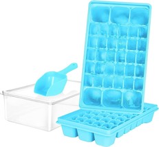 Ice Cube Tray with Lid and Bin 36 - Ice Cube Molds with Scoop and Cover - £7.59 GBP