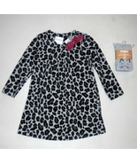 NEW Gymboree Toddler Girls Size 2T Leopard Dress Gray Cat Leggings  NWT - £18.87 GBP