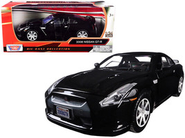 2008 Nissan GT-R R35 Gloss Black 1/24 Diecast Car Motormax - $37.04