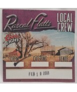 RASCAL FLATTS - ORIGINAL 2005 TOUR CONCERT TOUR CLOTH BACKSTAGE PASS - $10.00