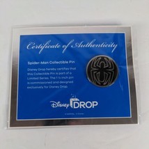 2021 Disney Drop 1.5” Spiderman Collectible Pin Limited Ed. RARE! FREE Shipping! - £17.68 GBP