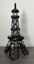 12&quot; Eiffel Tower Paris Wire Stand Black Table Figurine - £19.97 GBP
