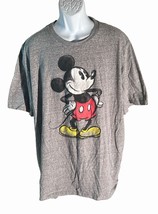 Disney Mickey Mouse Short Sleeve T-Shirt Gray 3XL - £7.78 GBP