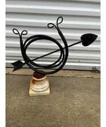 vtg architectural salvage weather Vane arrow marble base 18” Tall - $537.02 CAD
