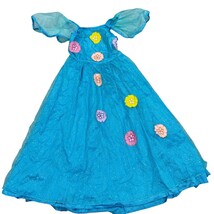 Barbie Fairy Princess Dress Vintage Girls Medium Costume Tulle Floral So... - $28.80