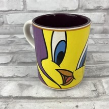 Tweety Bird Ceramic Coffee Mug Vintage 1998 Looney Tunes Cartoon Gibson 16 oz - $15.95
