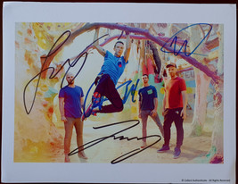 Coldplay Band Autographed Color 8x10 Photo COA #CP48987 - $495.00