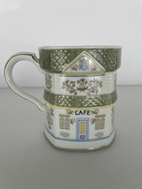 1992 Lenox Village Cafe Porcelain Coffee Mug Tea Cup Yellow - $44.41