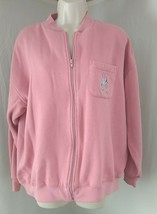 Vintage Womens   pink  full zip Sweatshirt Baxter &amp; Wells size  L - £11.01 GBP